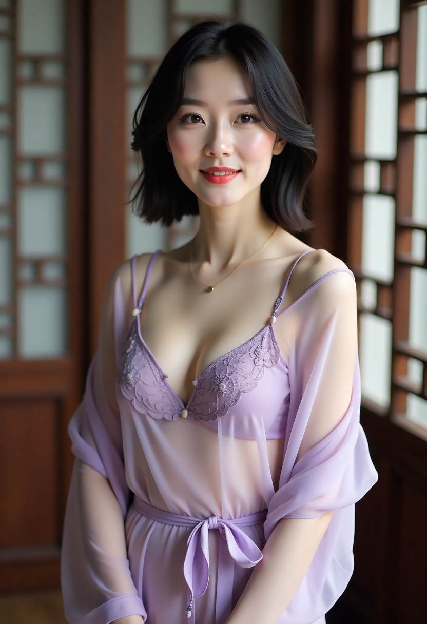 山间古城与云海景色